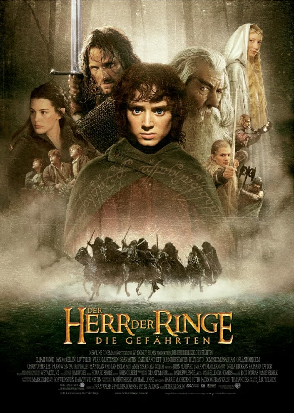 Filmplakat: Herr der Ringe 1: Die Gefährten